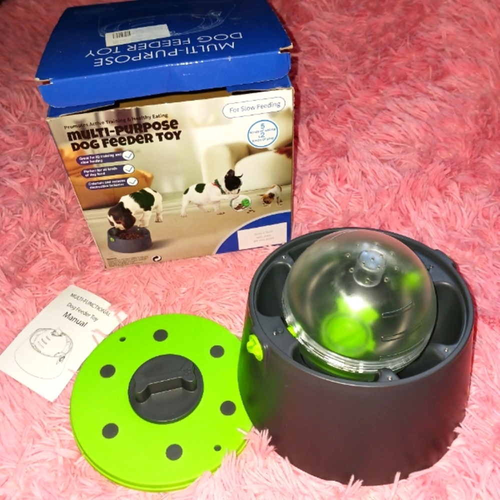 Multi Purpose Dog Feeder Toy For Slow Feeding Animal Training IQ Entertainment